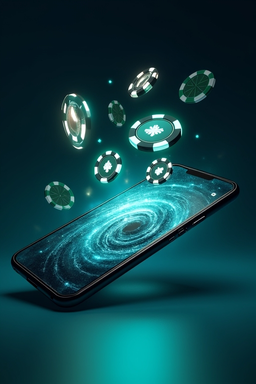Goldhorns casino app on smartphone